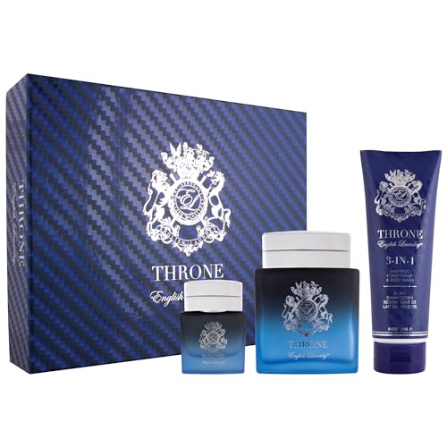 3 Piece Men's Fragrance Gift Set, 3.4 oz