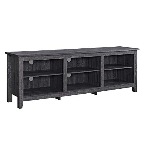 Walker Edison 6 Cubby TV Stand for 80 Inch TVs