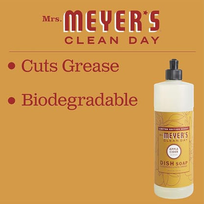 Mrs. Meyer's Apple Cider Dish Soap, 3-Pack