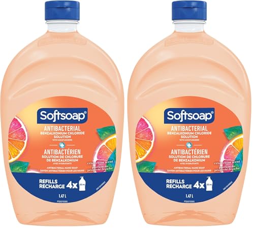2 Pack Softsoap Antibacterial Hand Soap Refill 50oz