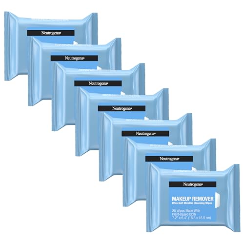 6 Pack Neutrogena Micellar Makeup Remover Wipes 25ct