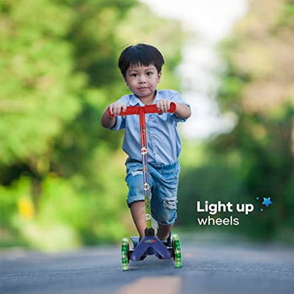 PJ Masks 3-Wheel Kick Scooter with Light Up Wheels