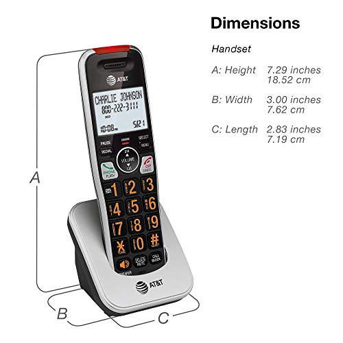 AT&T Cordless Phone with Answering Machine & Call Blocking