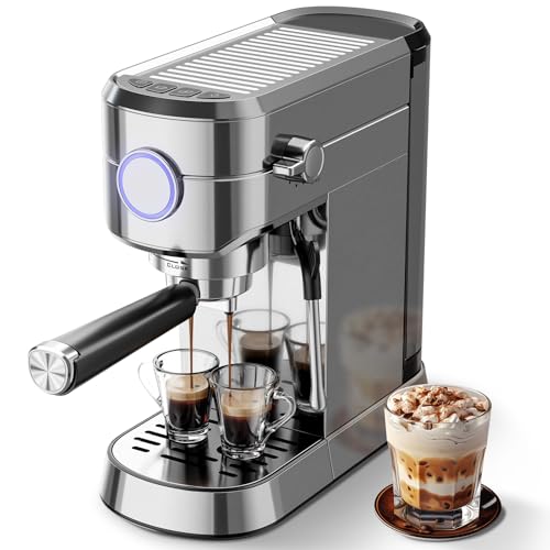 20 Bar Espresso Machine with Milk Frother, 1.2L