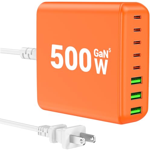 500W 8-Port USB C Fast Charging Station