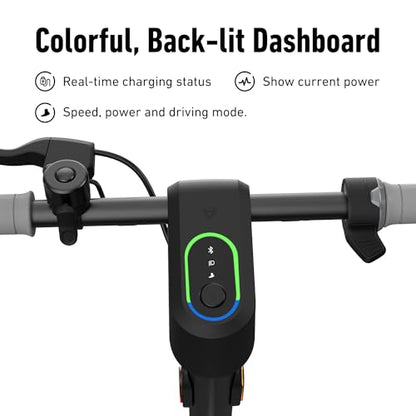 NIU KQi1 Pro Electric Scooter for Adults - 250W Power, 15.5 Miles Range, Max Speed 15.5MPH, 9' Tires, Dual Brakes, Portable Folding Commuting E Scooter, UL Certified