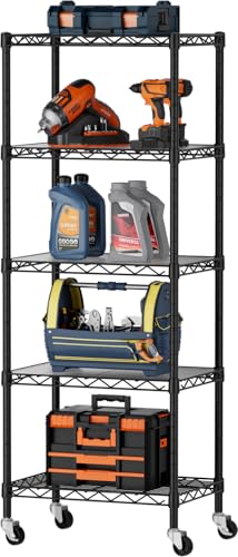 5 Tier Small Wire Shelves Kitchen Pantry Organizer