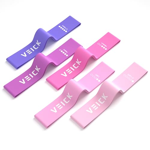 VEICK Set of 5 Resistance Loop Exercise Bands