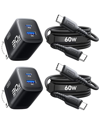 30W Dual Port USB C Fast Charger Block