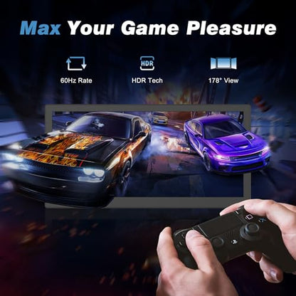 Portable Monitor, 12.1 Inch 1080P FHD Portable Monitor for Laptop USB C HDMI, Plug-Play Laptop Screen Extender with Adjustable Foldable Stand for Laptop,PC,Mac,PS4,Xbox,Swich