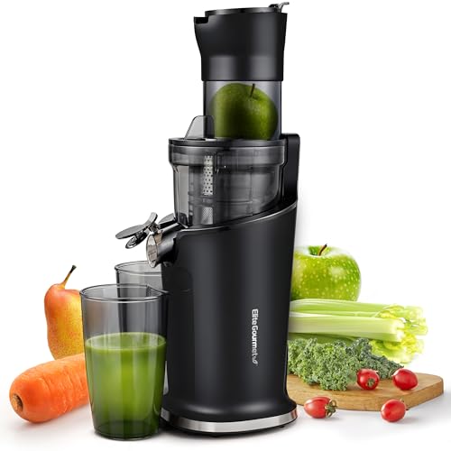 Elite Gourmet Slow Masticating Juicer, 27 oz Extractor