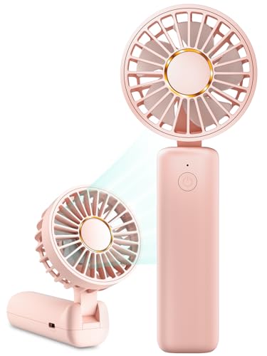 Rechargeable Handheld Mini Fan with 3 Speeds