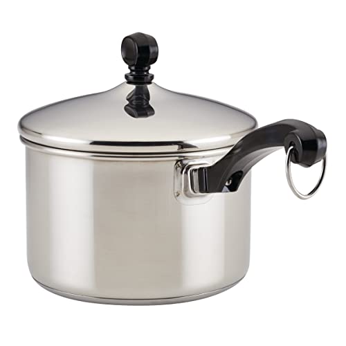 Farberware 3-Quart Stainless Steel Saucepan with Lid
