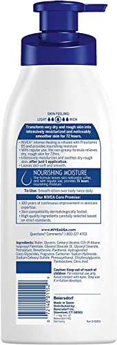 NIVEA Intense Healing Body Lotion, 72 Hour Moisture