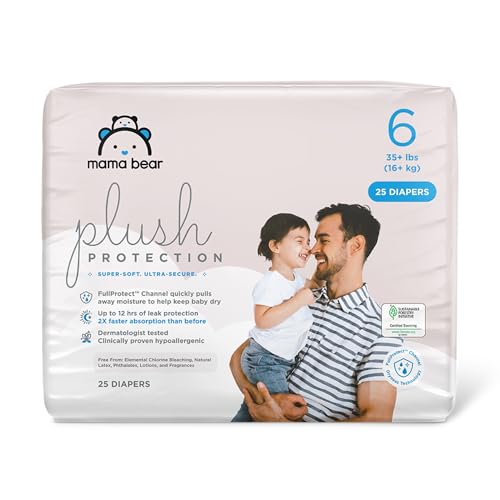 25 Count Mama Bear Hypoallergenic Disposable Baby Diapers