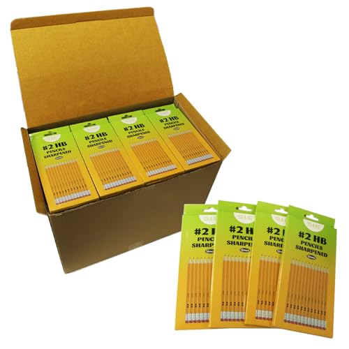 1728 Count Pre-Sharpened No.2 Pencils with Erasers