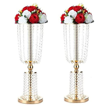 Gold Floor Vase Set for Wedding Centerpieces