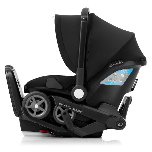 Evenflo Shyft DualRide Infant Car Seat and Stroller Combo (Bryson Blue)