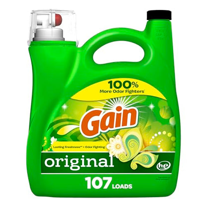 107 Loads Gain Liquid Laundry Detergent with Febreze