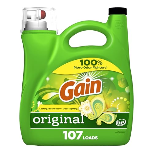 107 Loads Gain Liquid Laundry Detergent with Febreze
