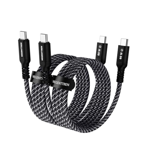 2 Pack 100W USB C to USB C Fast Charging Cable