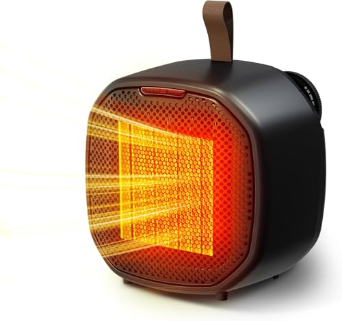 1200W Ceramic Space Heater with Thermostat and Safety