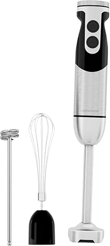 Megawise 12-Speed Stainless Steel Immersion Hand Blender