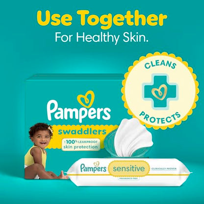 168 Count Pampers Swaddlers Size 3 Diapers