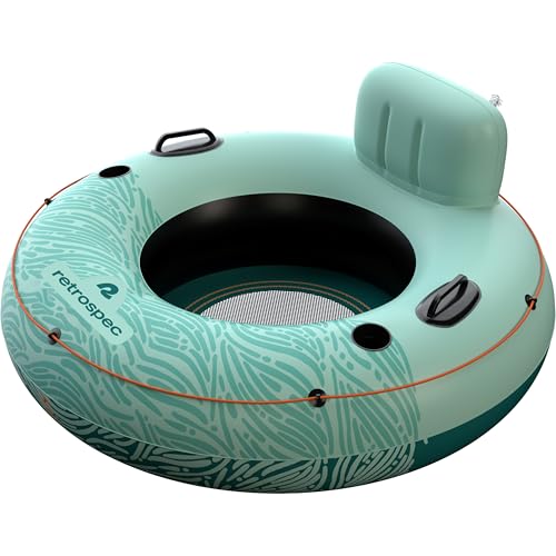 Retrospec 48-Inch Inflatable River Tube with Backrest