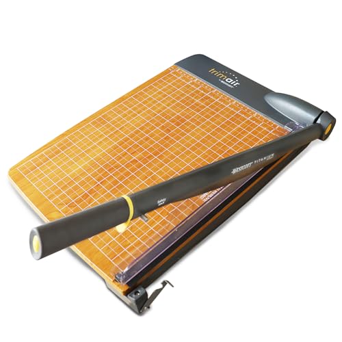 Westcott 15-Inch Wood Guillotine Paper Cutter