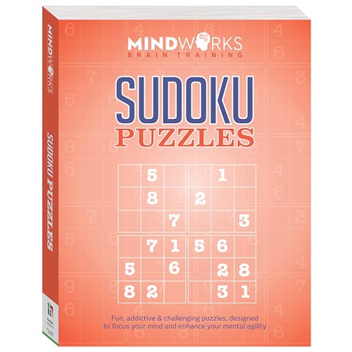 Mindworks: Sudoku Puzzles - Puzzle Book for Adults, Brain Training, Travel Entertainment, Ranging Easy to Difficult, 288 Pages