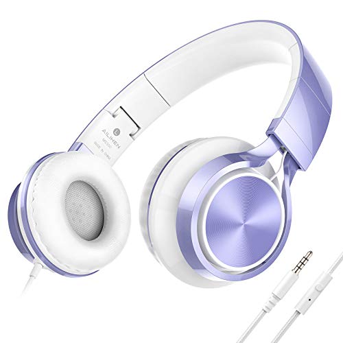 Kids Foldable Wired Headphones with Microphone