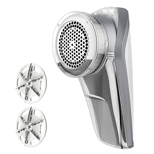Lint Remover Shaver with LED Lights and 2 Blades