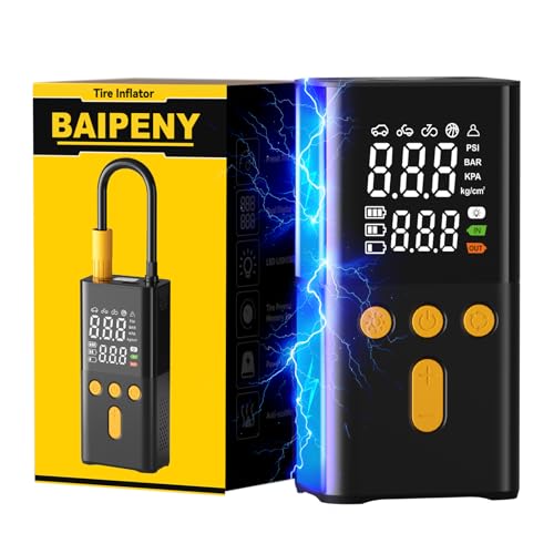 Portable 150 PSI Car Tire Air Pump Inflator