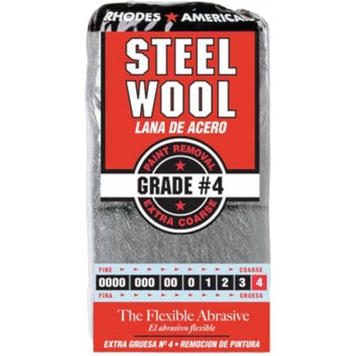 12 Pack Homax #4 Steel Wool Pads