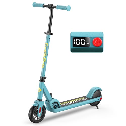 Kids Electric Scooter with Adjustable Height, Foldable, 2-Speed