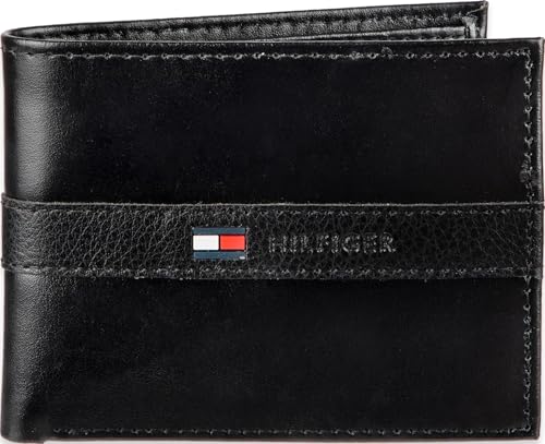 Tommy Hilfiger Slim Leather Bifold Wallet with ID