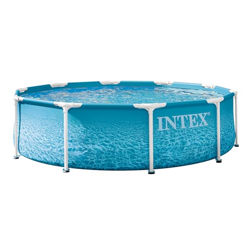 Intex 10Ft Metal Frame Above Ground Swimming Pool