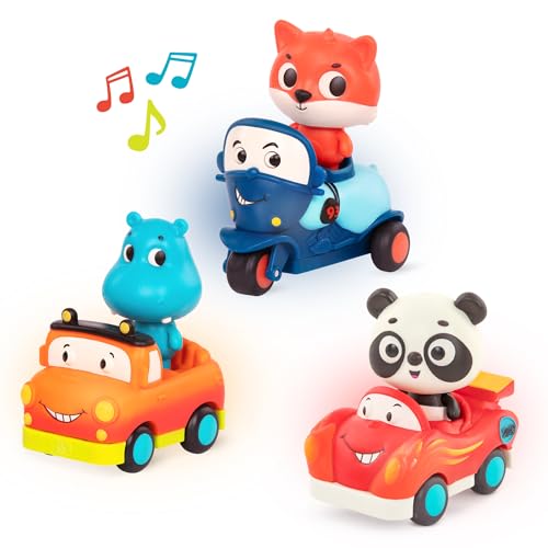 3 Pack Mini Toy Cars & Animal Vehicles for Toddlers