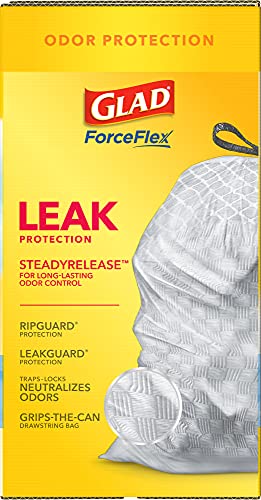 Glad 13 Gallon Odorshield Trash Bags, 110 Count