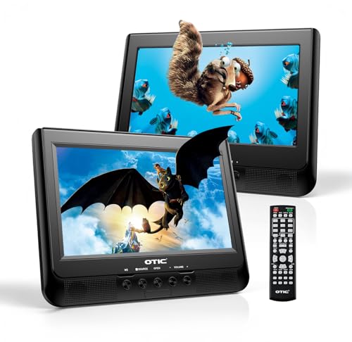 10.1" Dual Screen Portable Car DVD Player