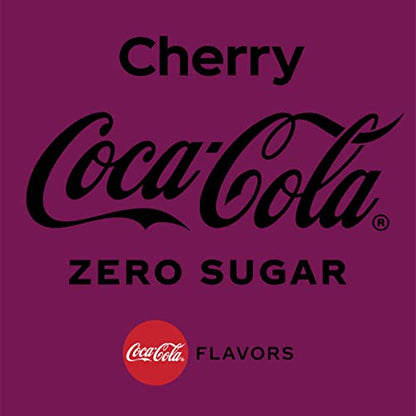 Coca-Cola Zero Sugar Cherry Diet Soda Soft Drink, 16.9 fl oz, 6 Pack
