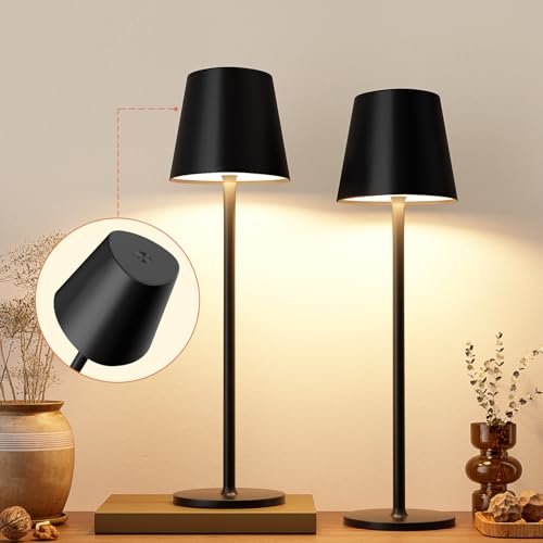 Kakanuo Cordless Rechargeable LED Table Lamp Dimmable