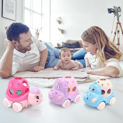Push and Go Toy Cars for Toddlers 1-3