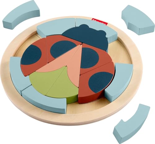 18 Piece Fisher-Price Wooden Ladybug Jigsaw Puzzle