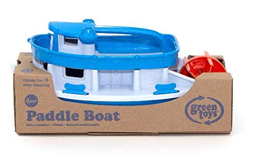 Green Toys Blue/Grey Paddle Boat Bath Toy