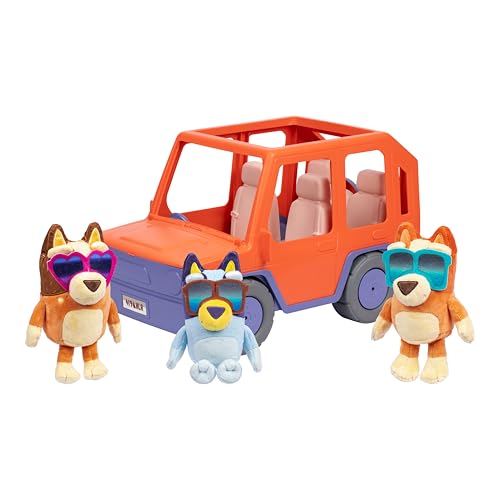 Bluey Big Heeler 4WD Family Toy Car Set