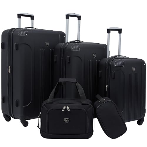 5 Piece Hardside Expandable Spinner Luggage Set