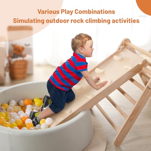Wooden Climbing Triangle for Toddlers - Montessori Toys