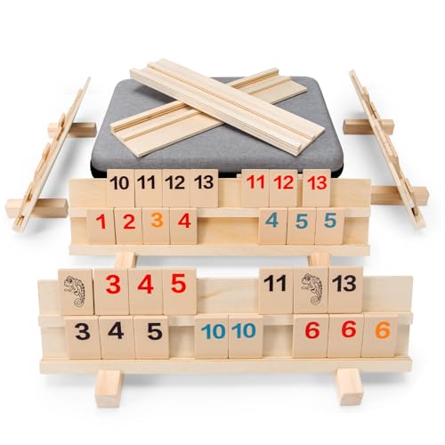 Rummy Cube Game for 2-6 Players with Racks